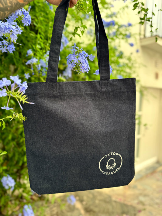 Tote Bag Color Azul Navy