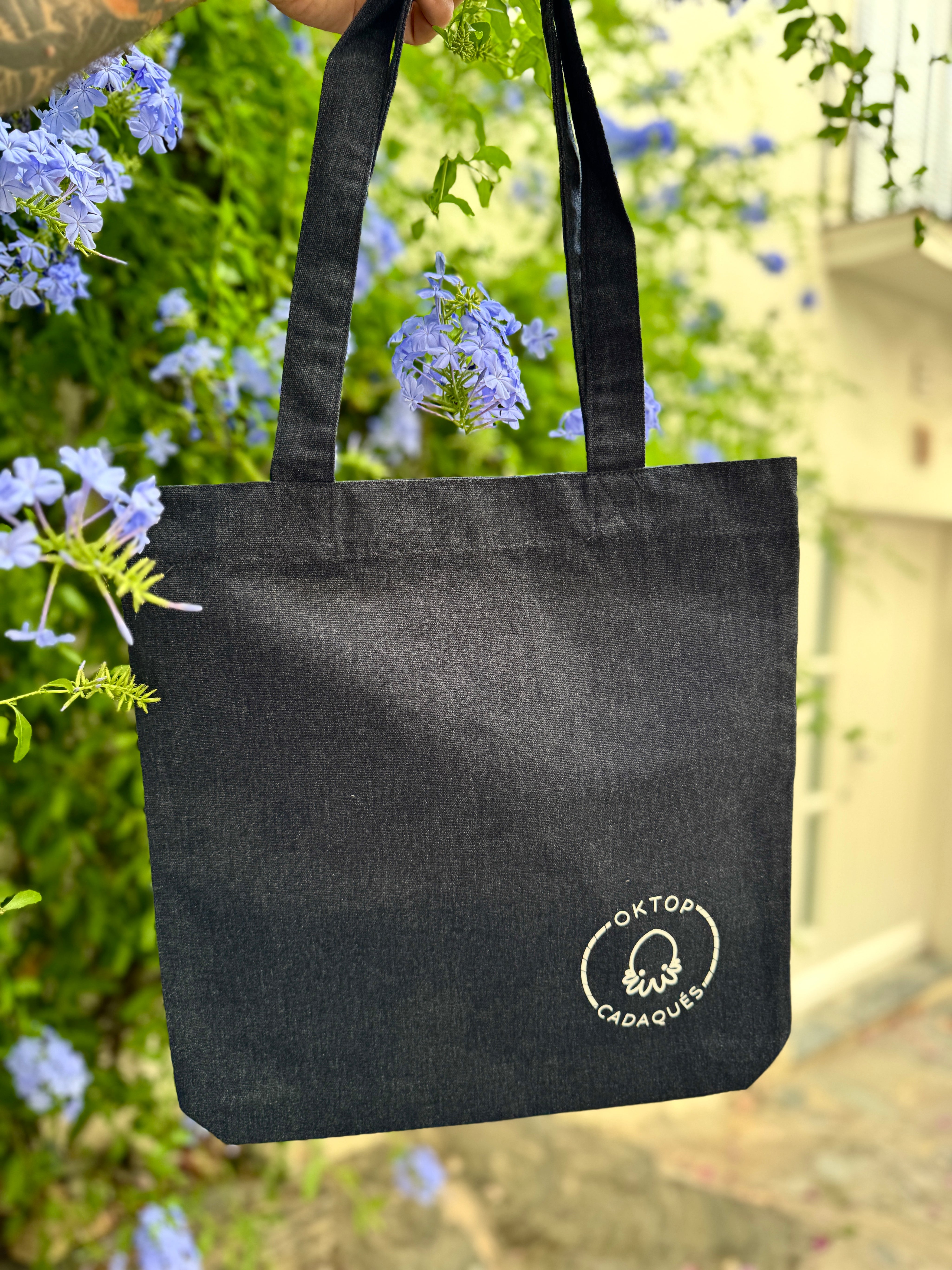 Tote Bag Color Azul Navy