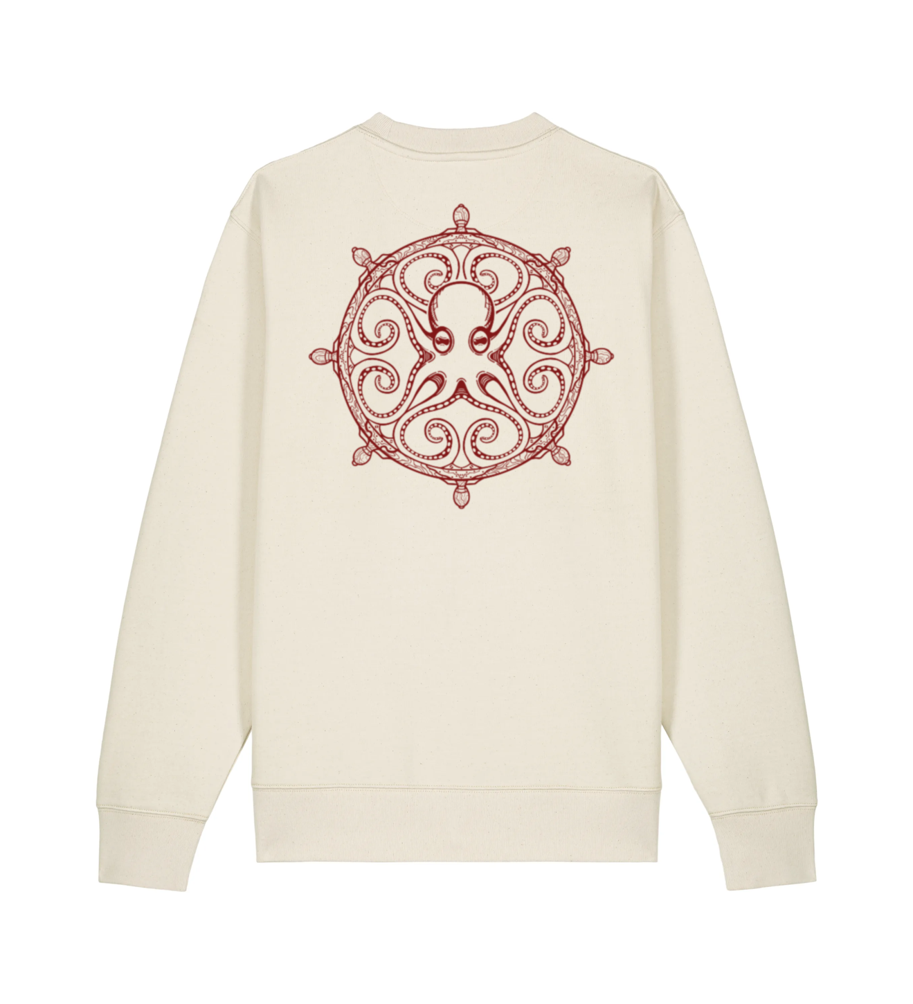 Sudadera sin capucha color Natural Timó  Oktop