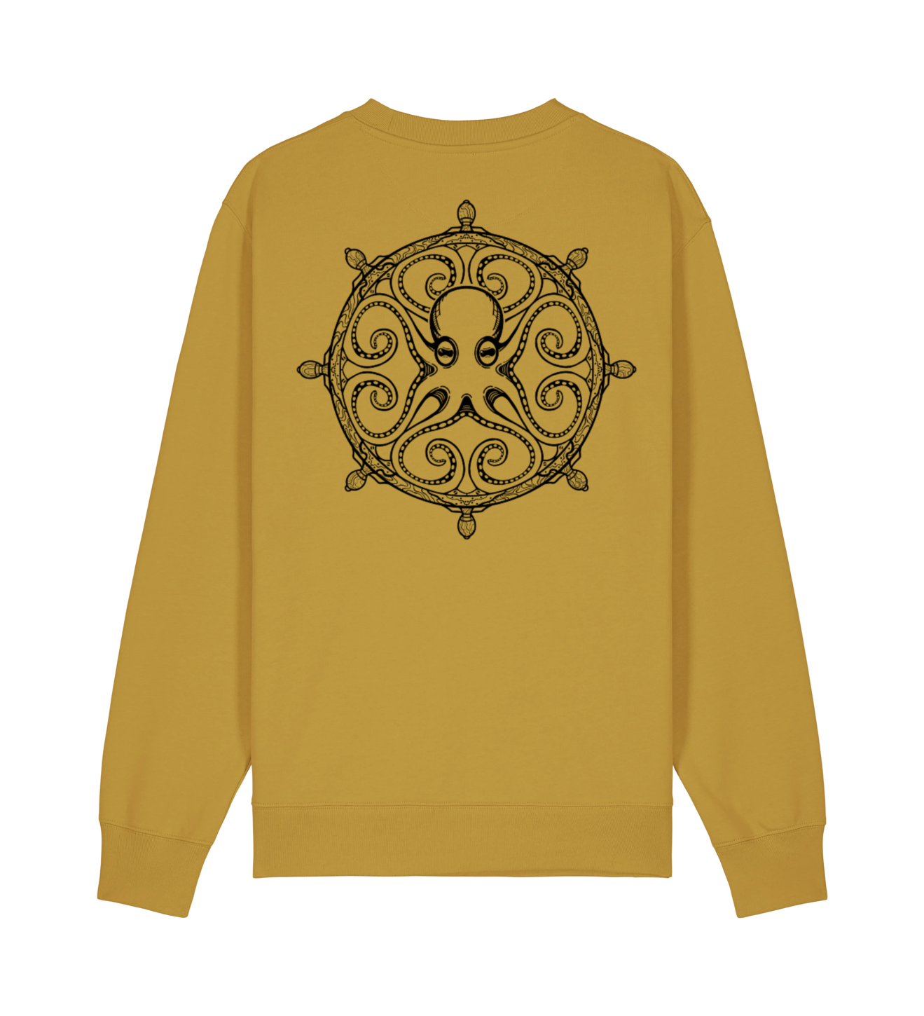 Sudadera sin capucha color Ocre Timó